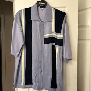 Large Michael Irvin button down Shirt